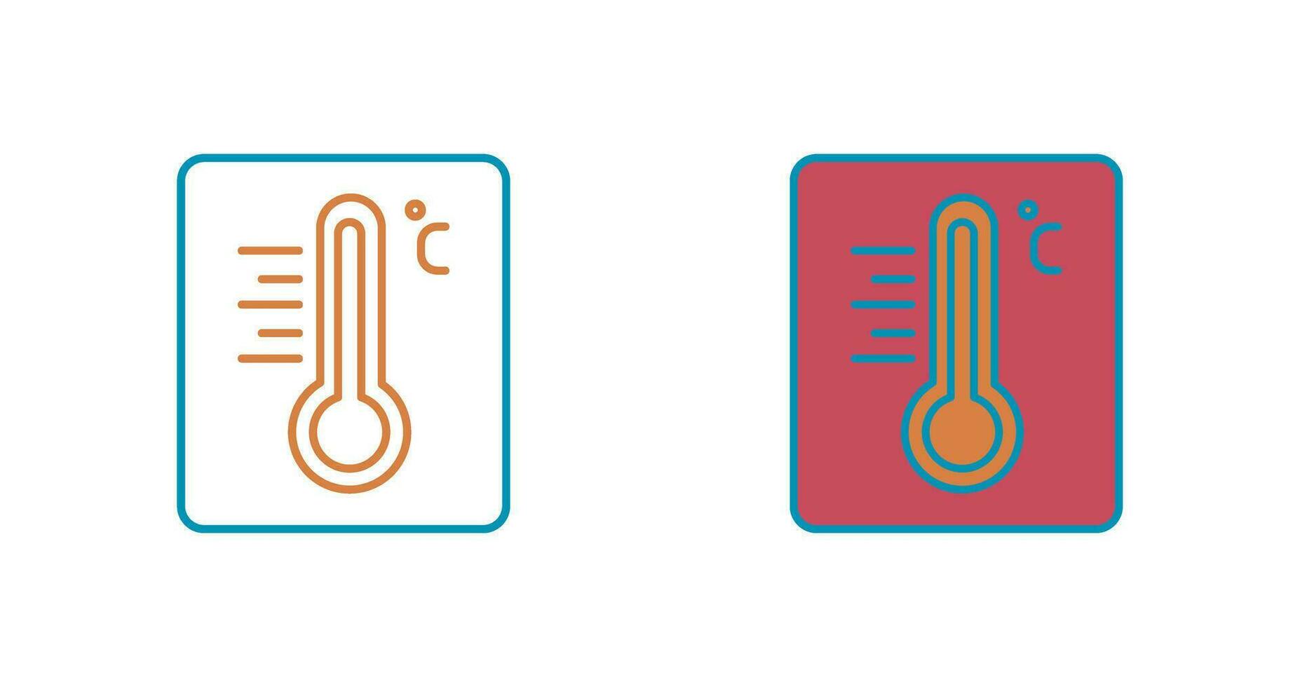 icône de vecteur de thermomètre