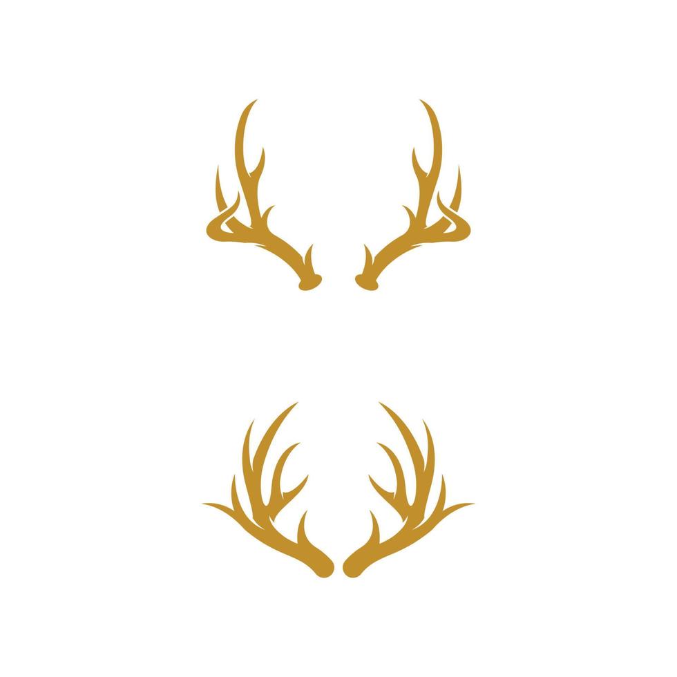 conception d'illustration d'icône de vecteur de cerf