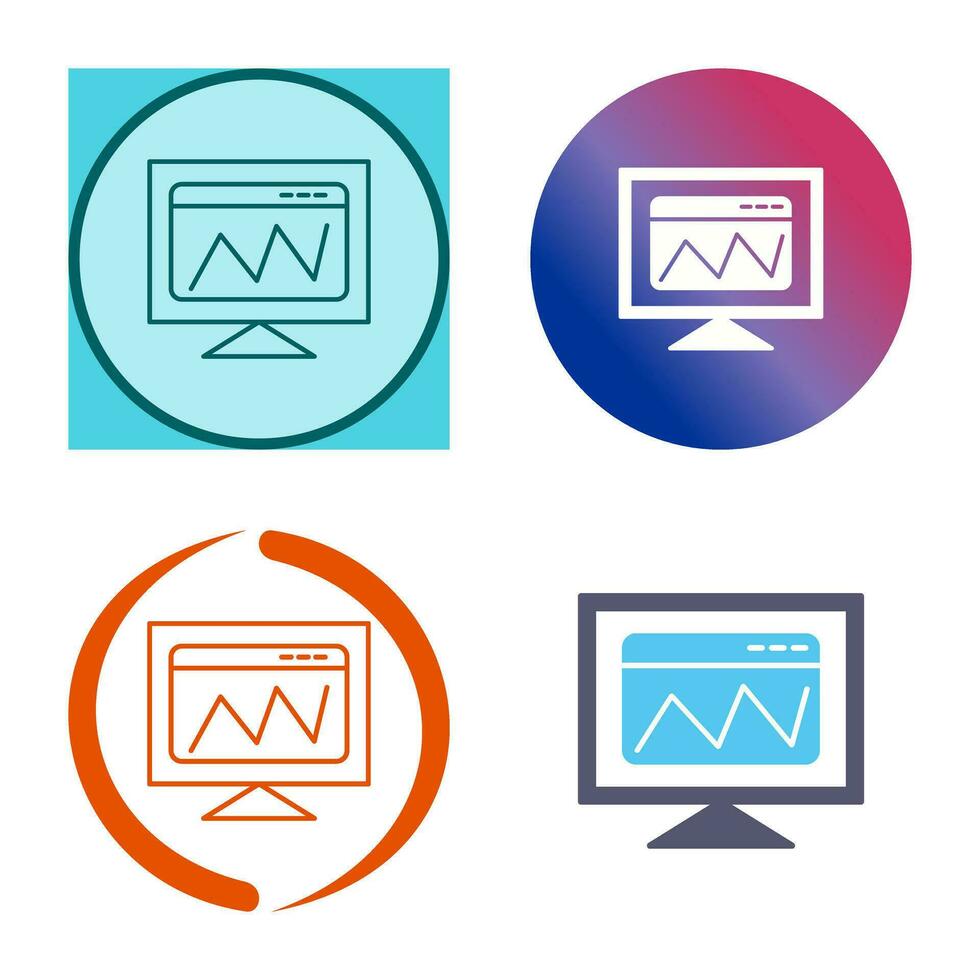 icône de vecteur d'analyse web