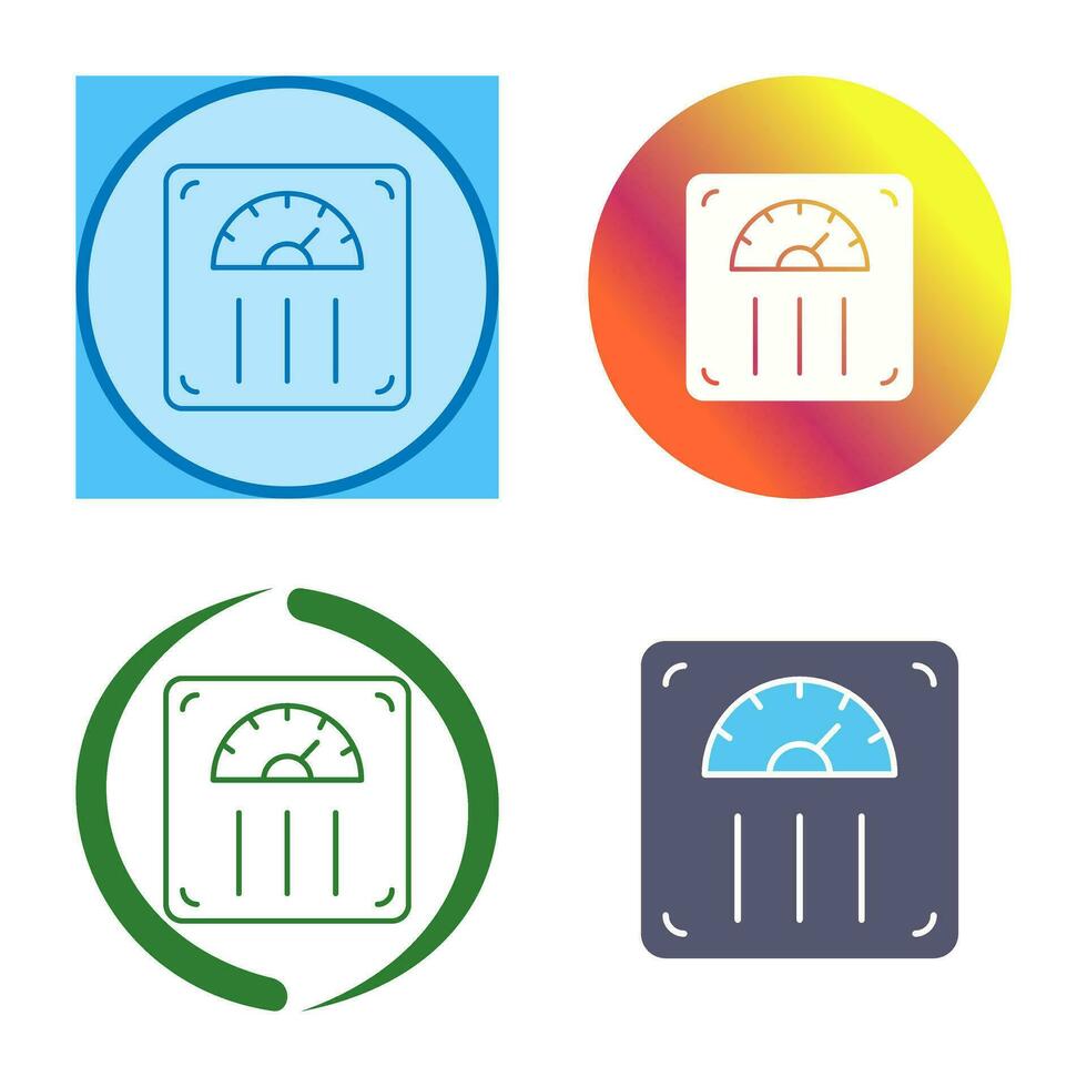 icône de vecteur d'échelle de poids