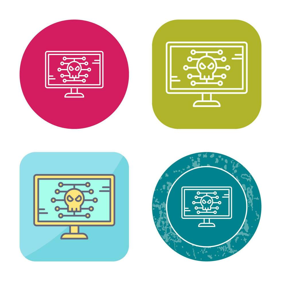 icône de vecteur de malware