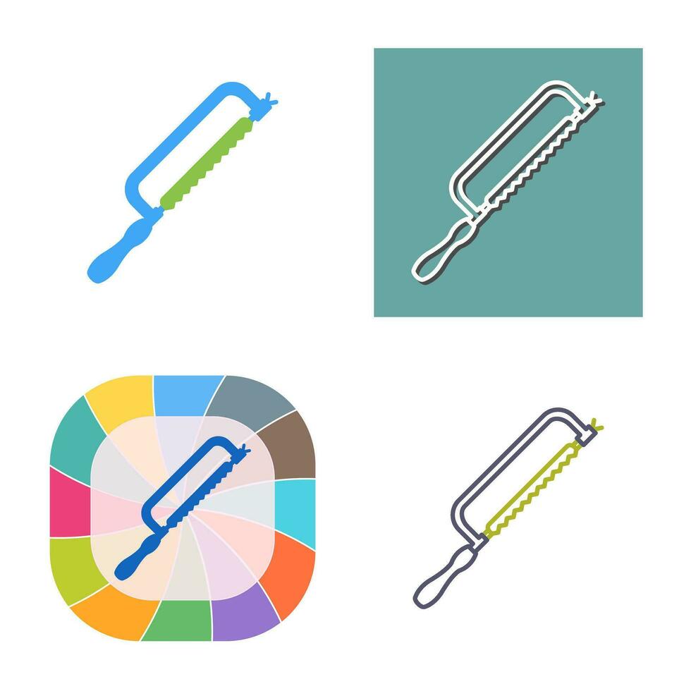 icône de vecteur de scie à métaux