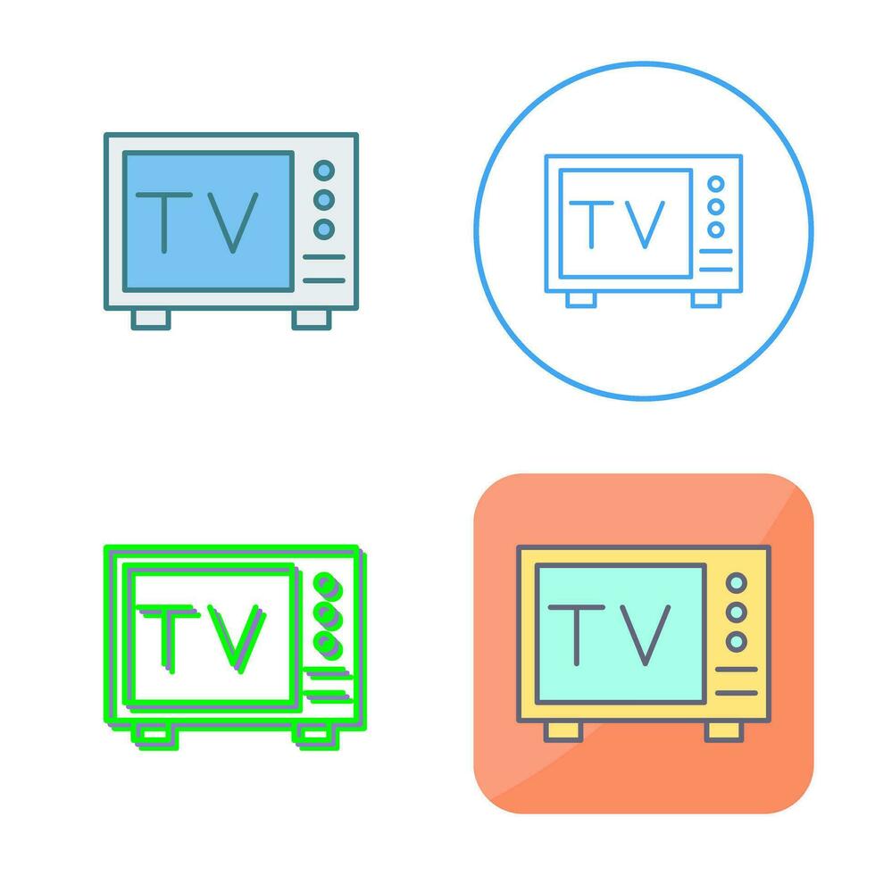 icône de vecteur de télévision