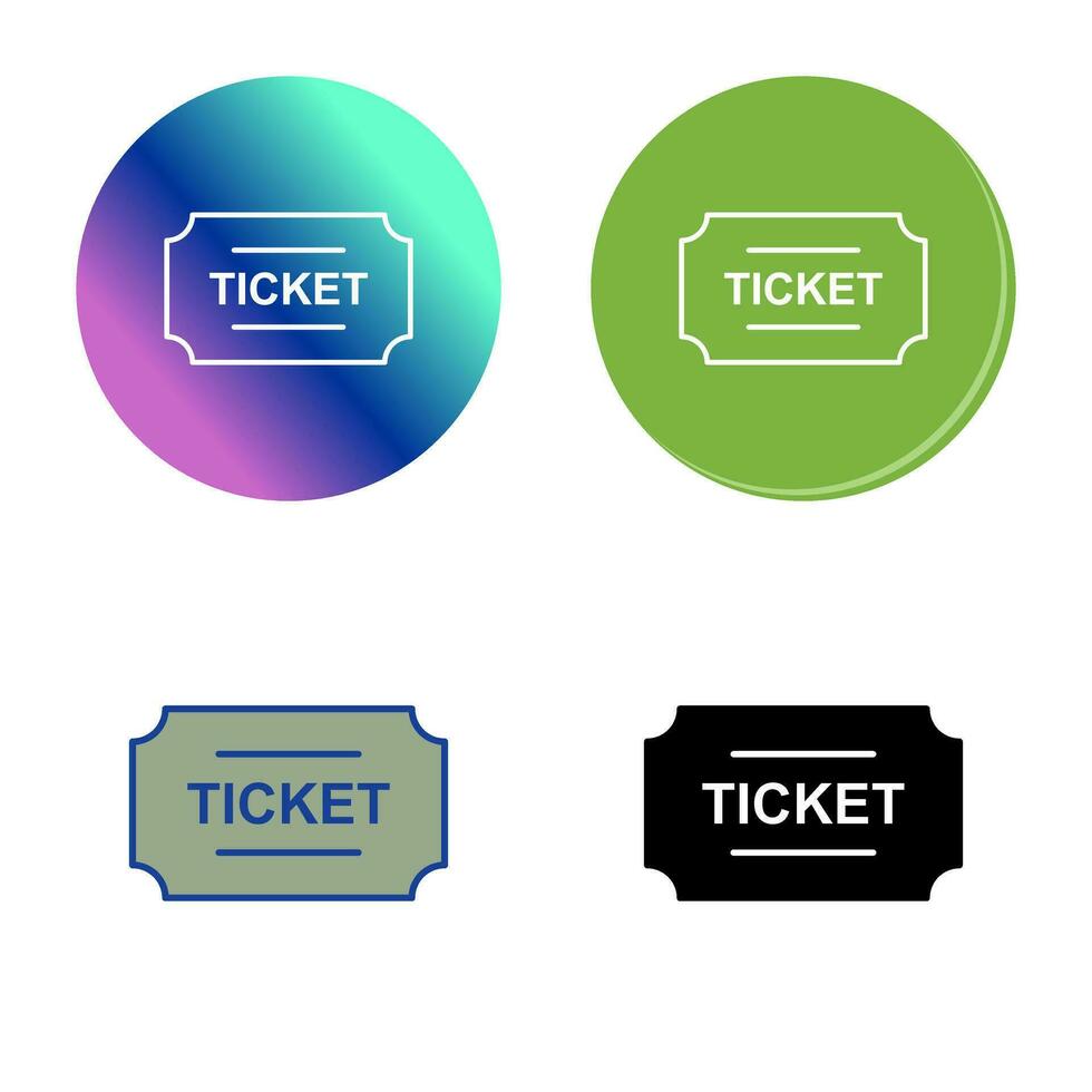 icône de vecteur de billets