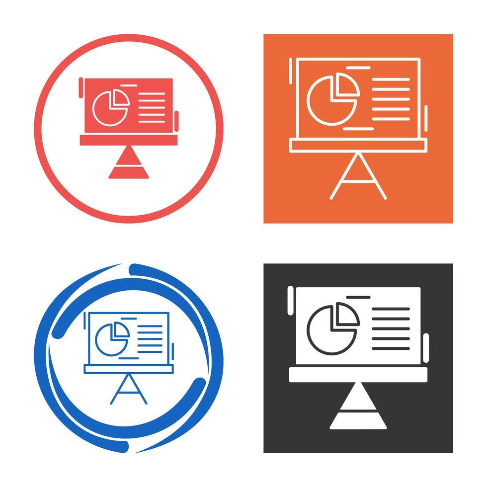 icône de vecteur de graphique à secteurs