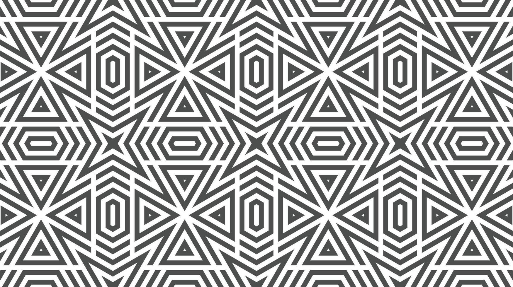 motif abstrait de formes de triangle hexagonal sans soudure vecteur