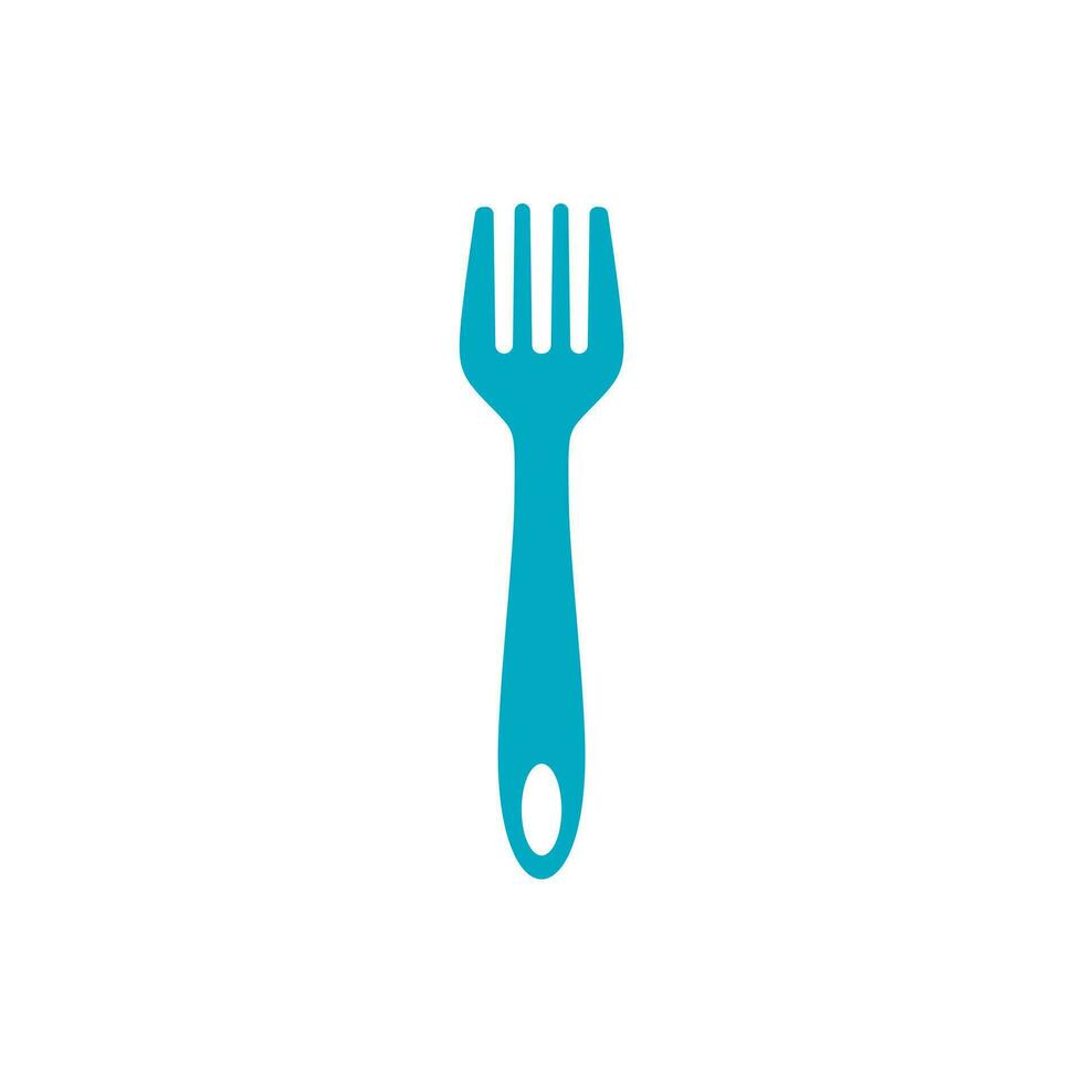 fourchette plat conception vecteur illustration isolé sur blanc Contexte. restaurant affaires concept. cuisine outils, ustensiles et cuisine accessoires