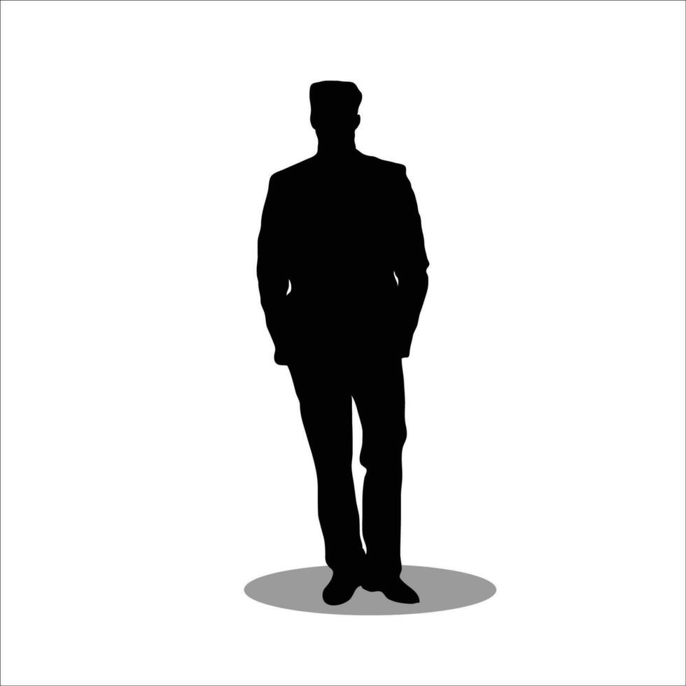 Hommes silhouette Stock vecteur illustration