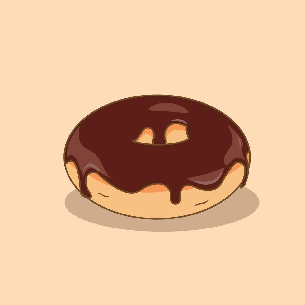 vecteur illustration de Donut dessin animé