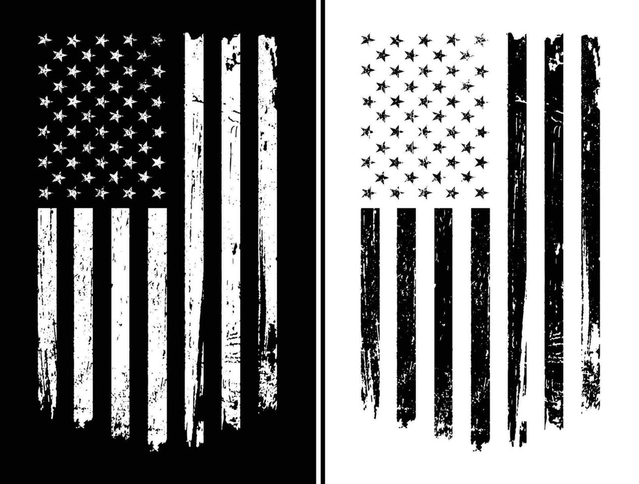 Etats-Unis grunge drapeau. américain affligé drapeau. vecteur