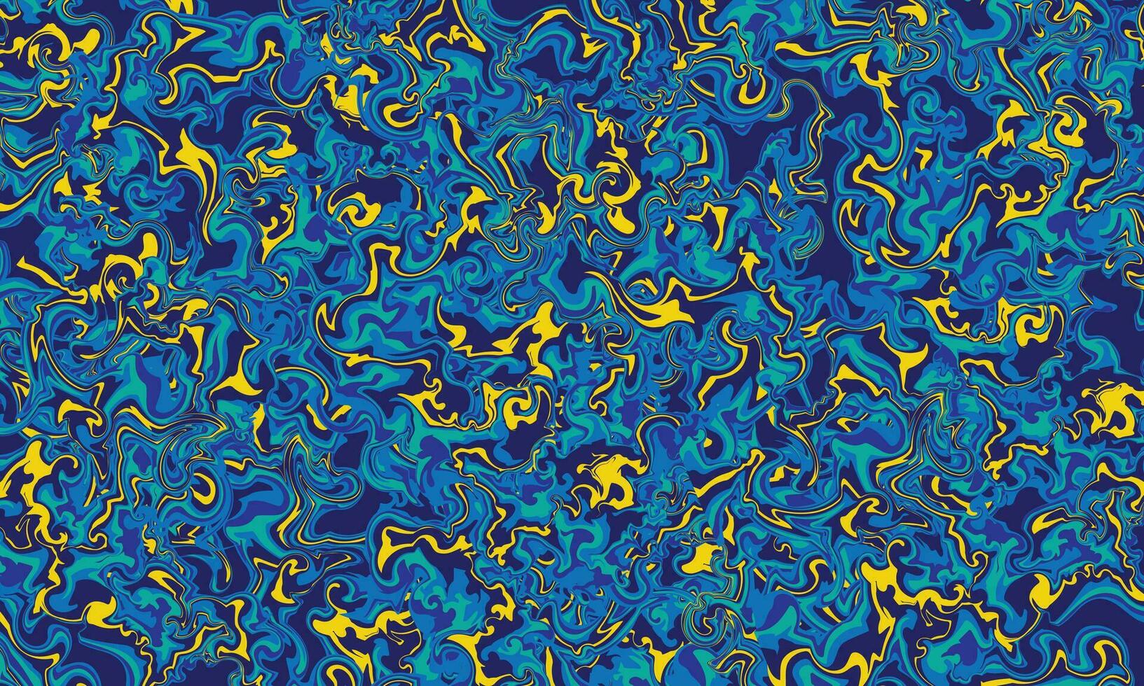 abstrait tourbillon Contexte. bleu et Jaune liquide toile de fond. fluide marbre modèle pour affiche, bannière, catalogue, présentation, magazine, ou prospectus. tournoiement conception. vecteur