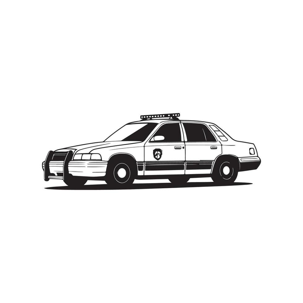 police voiture image vecteur