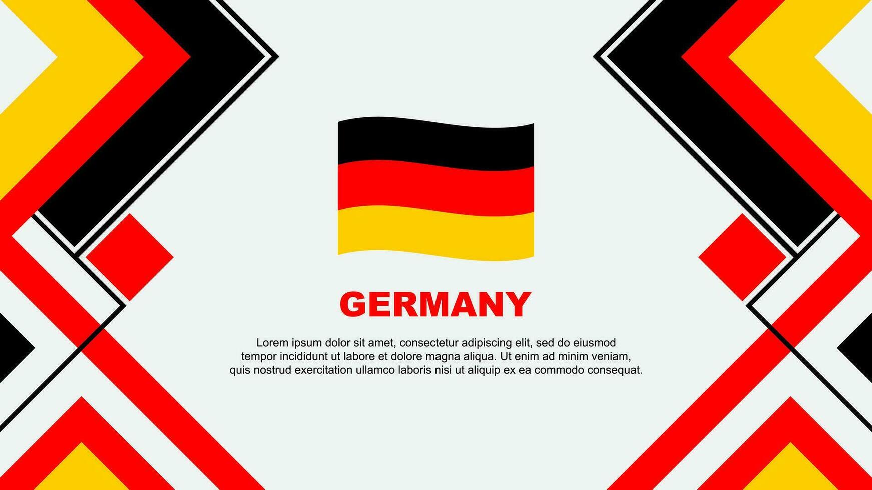 Allemagne drapeau abstrait Contexte conception modèle. Allemagne indépendance journée bannière fond d'écran vecteur illustration. Allemagne bannière