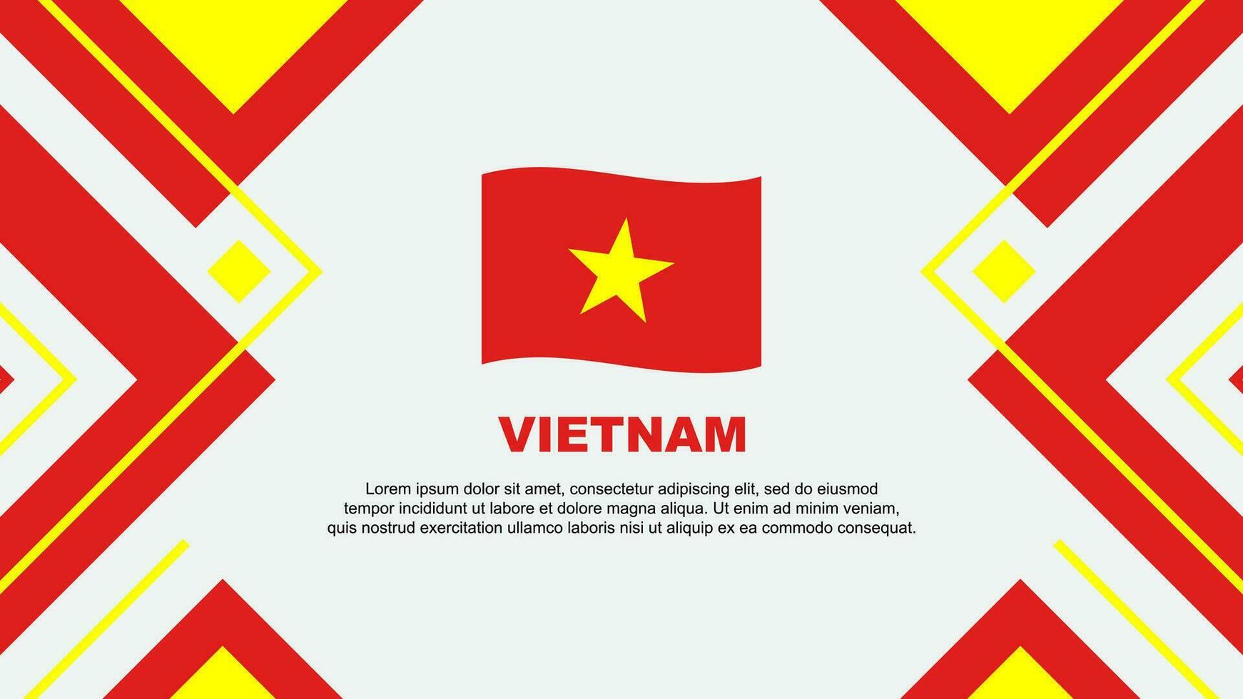 vietnam drapeau abstrait Contexte conception modèle. vietnam indépendance journée bannière fond d'écran vecteur illustration. vietnam illustration
