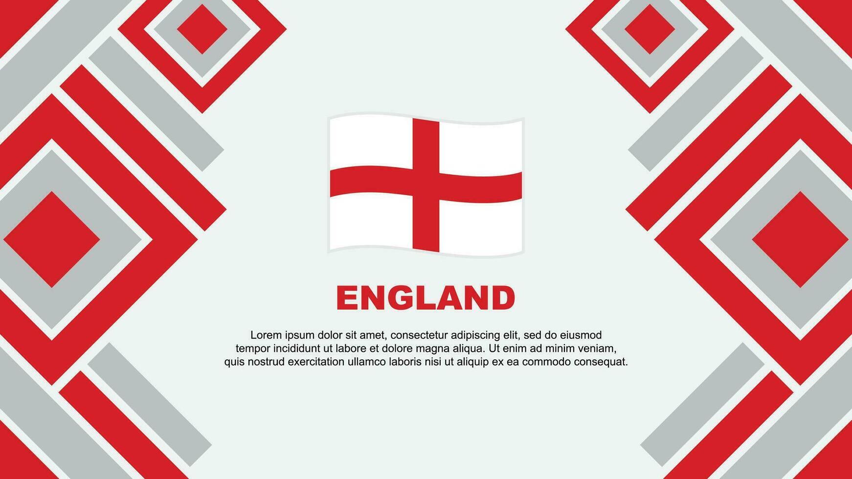 Angleterre drapeau abstrait Contexte conception modèle. Angleterre indépendance journée bannière fond d'écran vecteur illustration. Angleterre