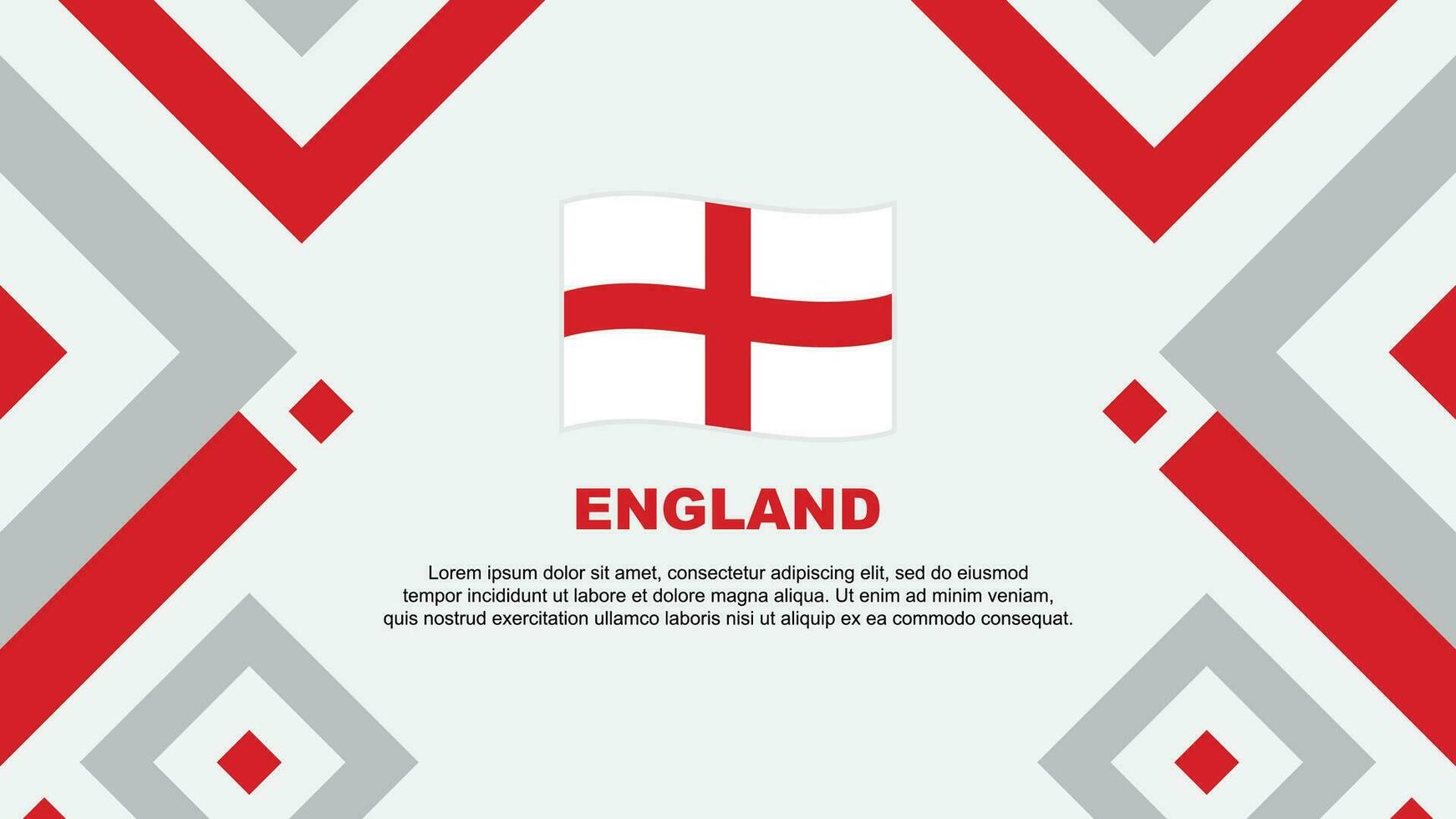 Angleterre drapeau abstrait Contexte conception modèle. Angleterre indépendance journée bannière fond d'écran vecteur illustration. Angleterre modèle