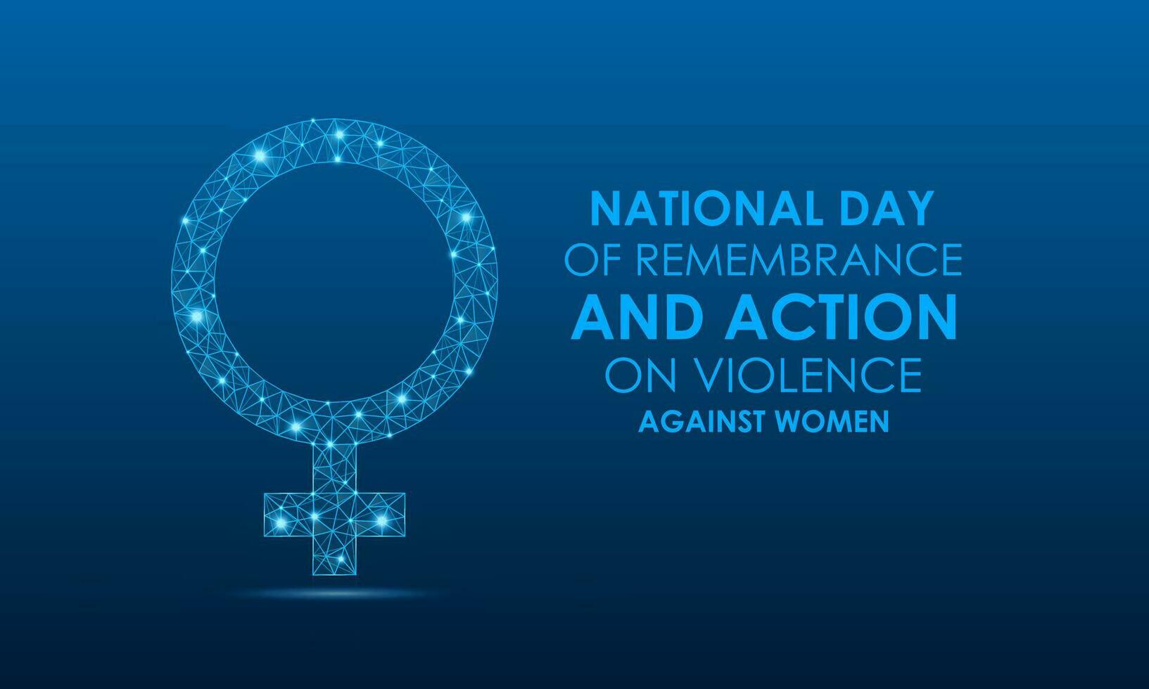 nationale journée de souvenir et action sur la violence contre femmes. décembre 6. vecteur illustration.