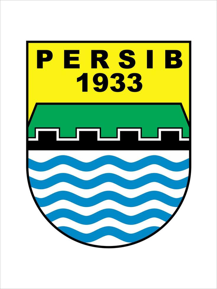 logo de le indonésien Football club de persib bandung vecteur