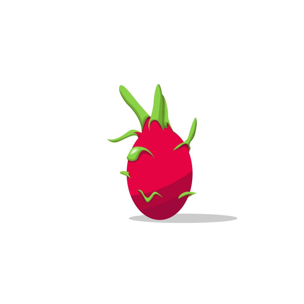 fruit de pitaya de dessin animé vecteur