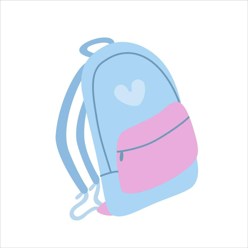 vecteur Couleur illustration de une sac à dos.