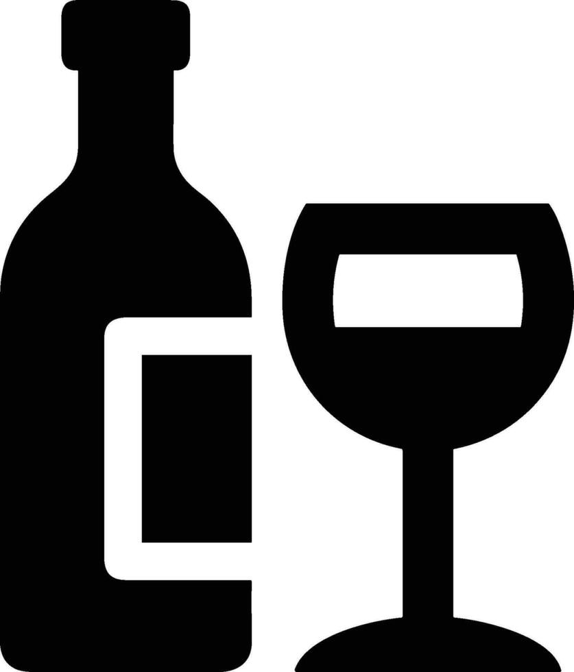 bouteille boisson icône symbole vecteur image. illustration de le boisson l'eau bouteille verre conception image
