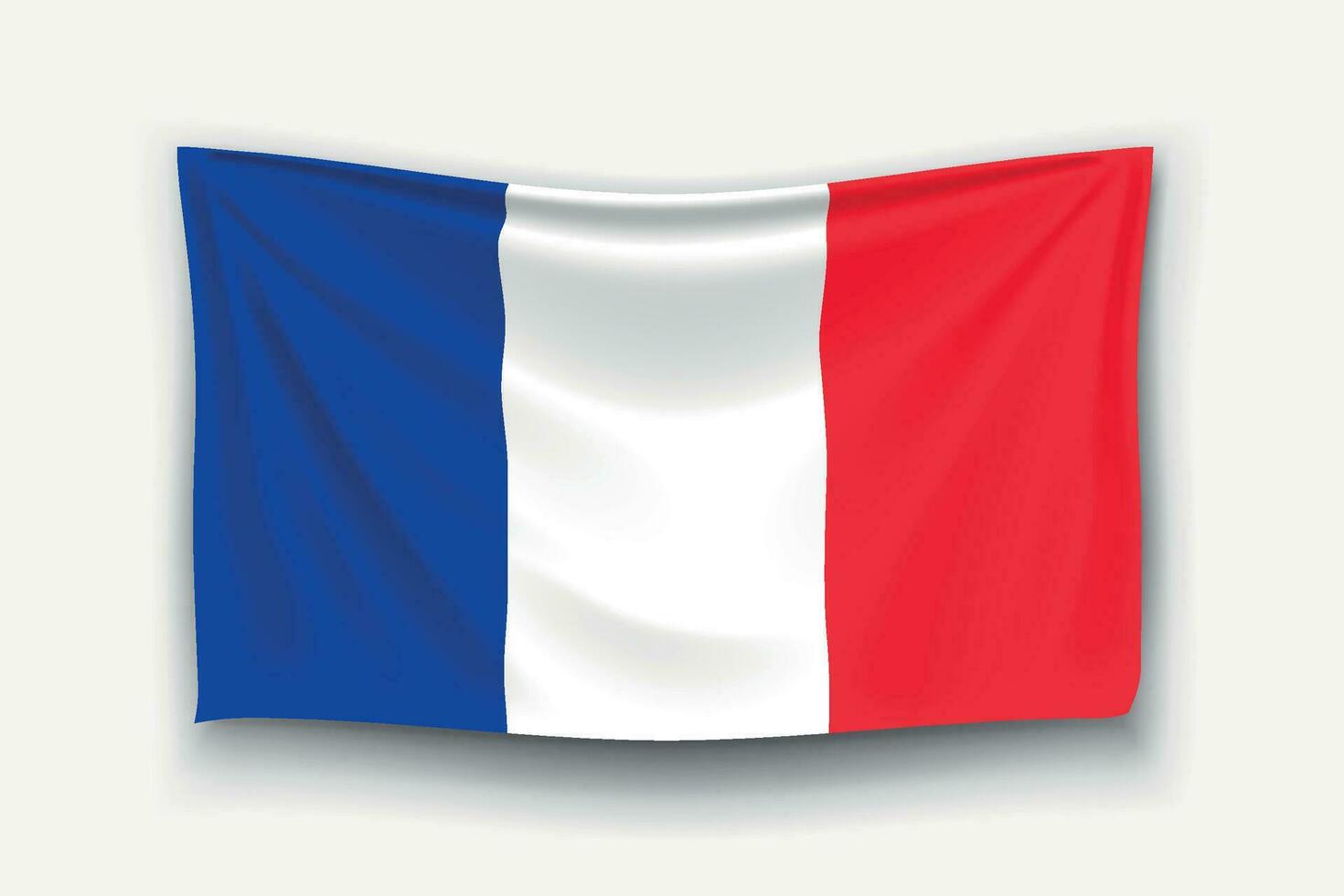 drapeau de la france vecteur