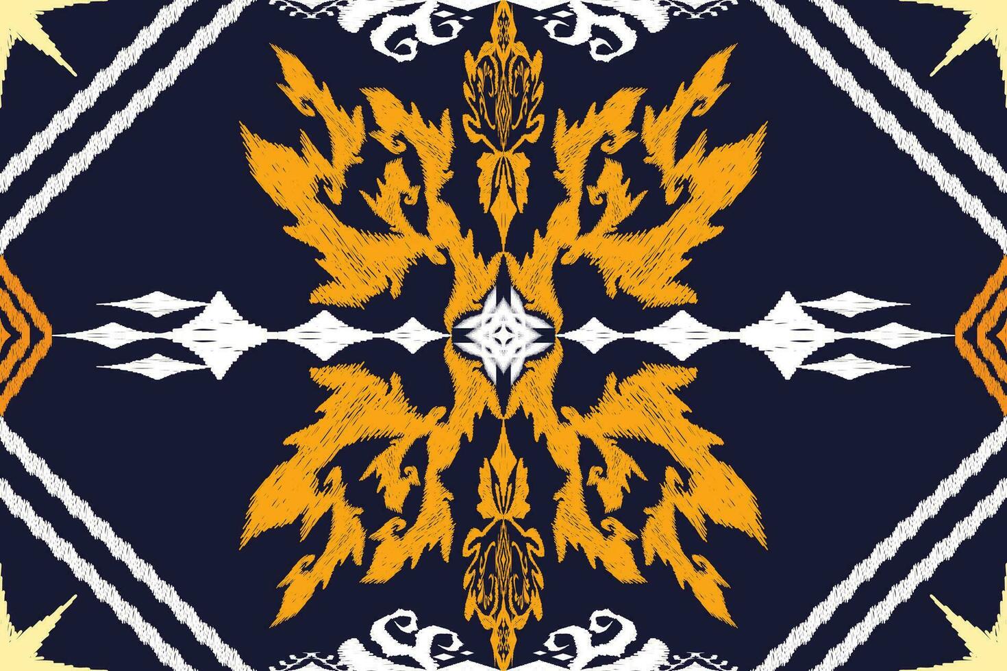 ikat ethnique aztèque broderie style.figure géométrique Oriental traditionnel art conception des motifs pour ikat arrière-plan, papier peint, mode, vêtements, emballage, tissu, élément, sarong, graphique, vecteur illustration.