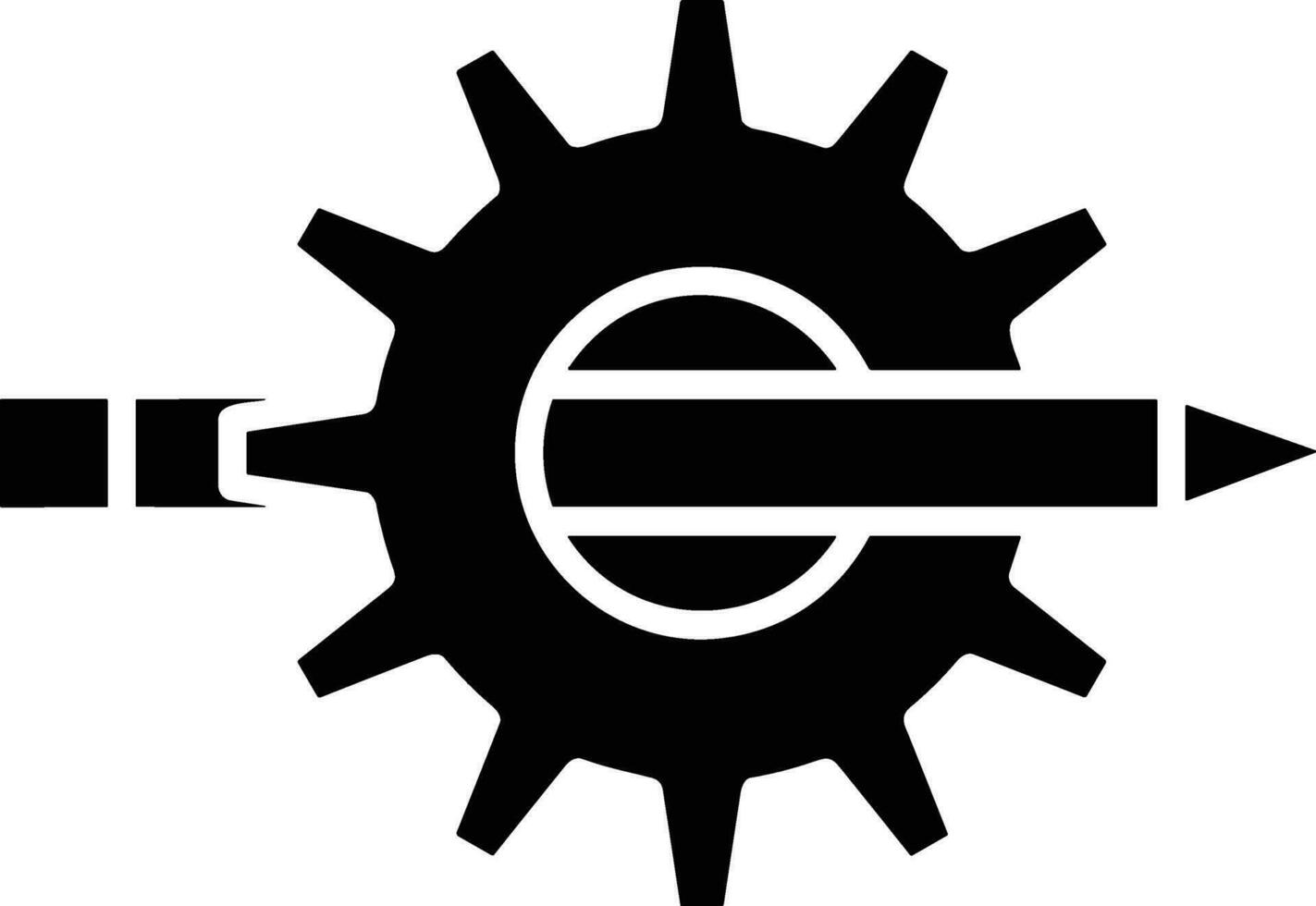 équipement réglage symbole icône vecteur image. illustration de le industriel roue mechine mécanisme conception image