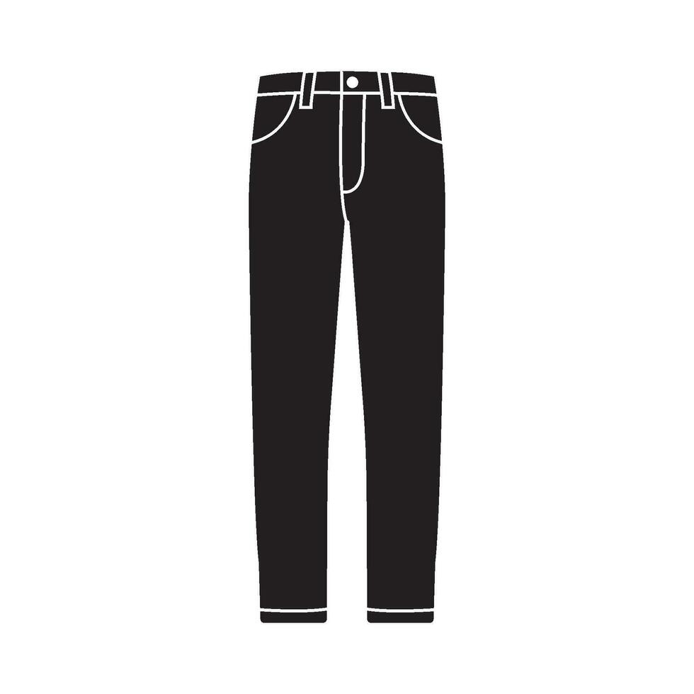 pantalon icône vecteur