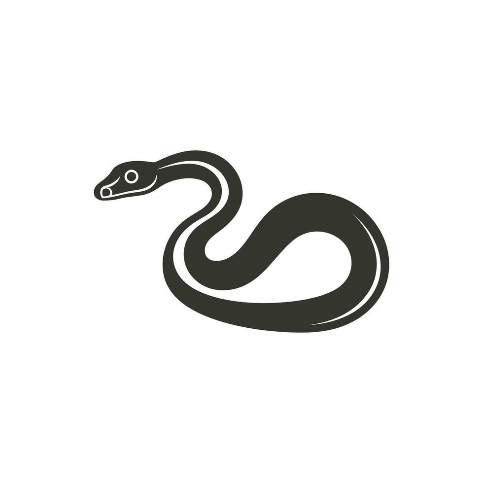 serpent icône sur blanc Contexte - Facile vecteur illustration