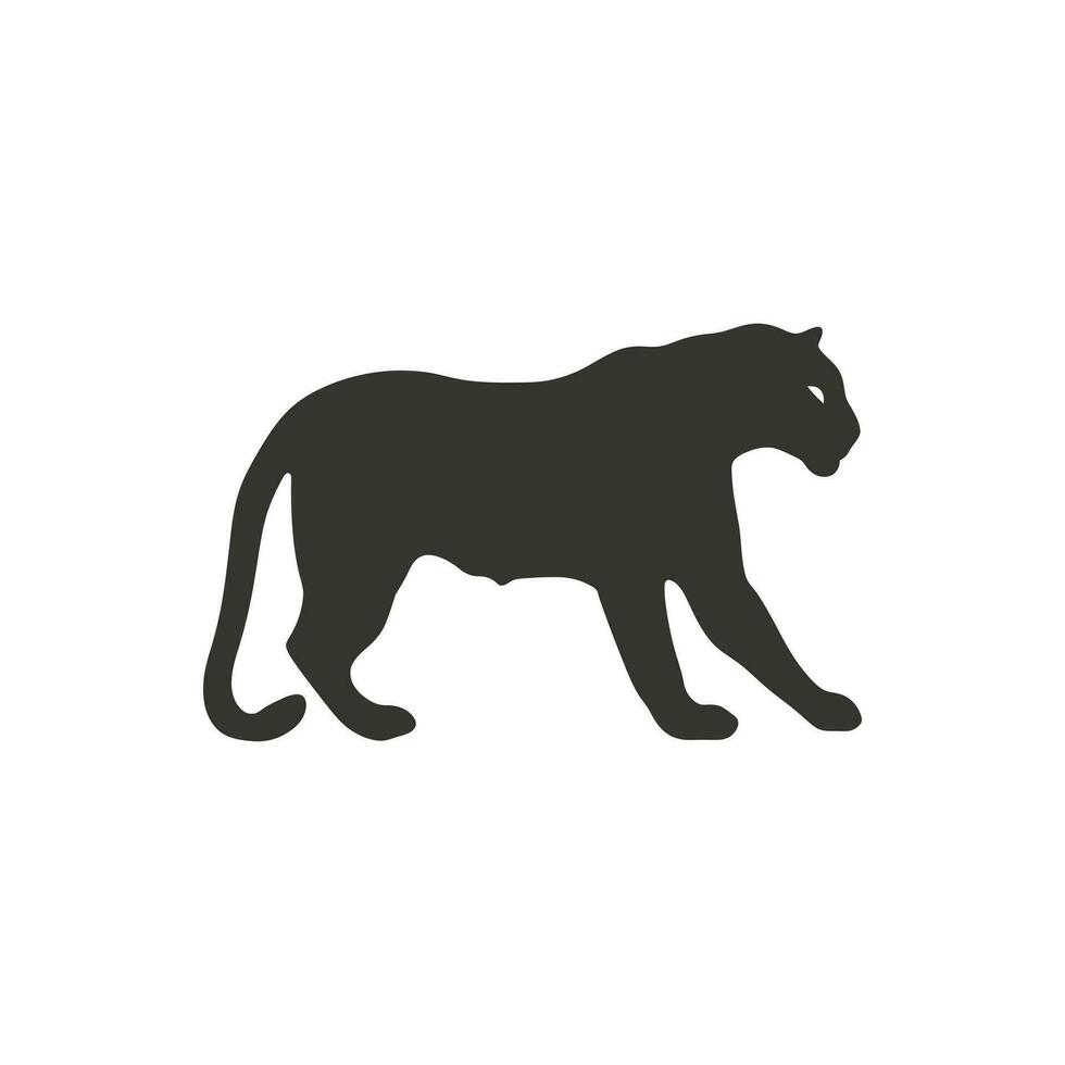 léopard icône sur blanc Contexte - Facile vecteur illustration