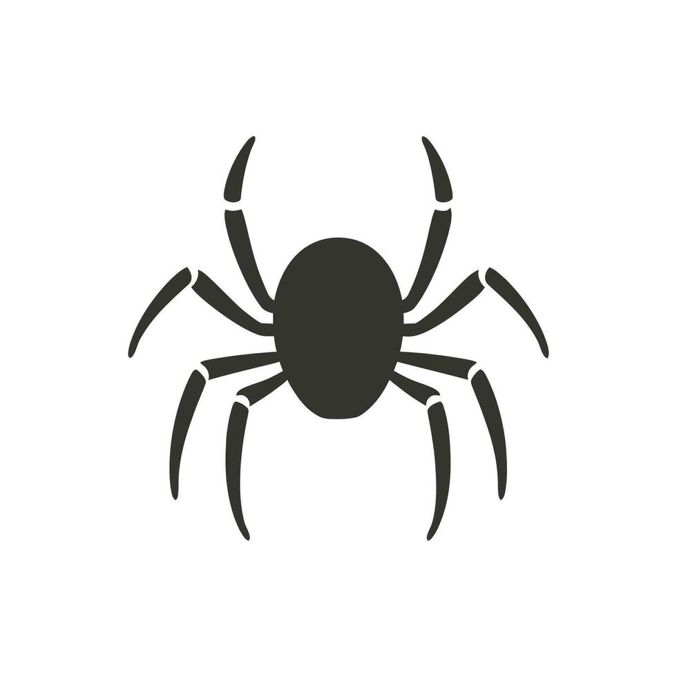 arachnide icône sur blanc Contexte - Facile vecteur illustration