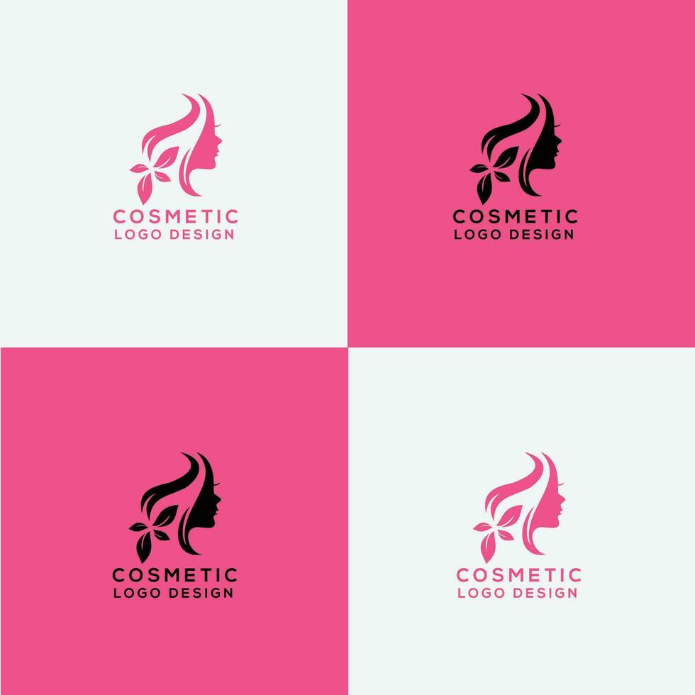 cosmétique logo conception vecteur