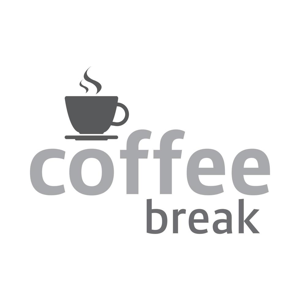 tasse de café. icône de pause-café. illustration vectorielle tasse d'espresso vecteur
