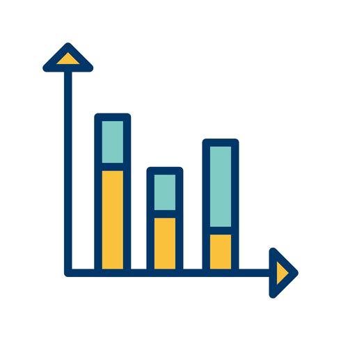 Icône de statistiques vectorielles vecteur