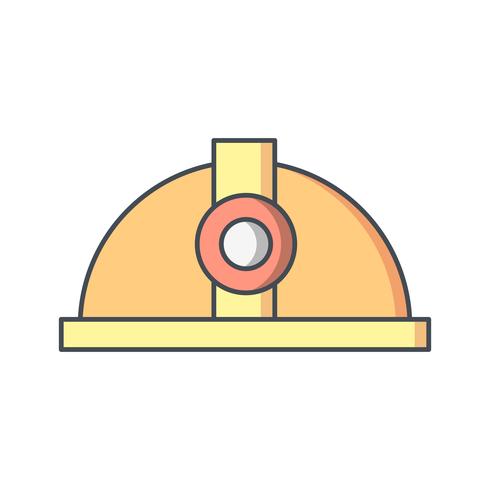 Icône de vecteur de casque