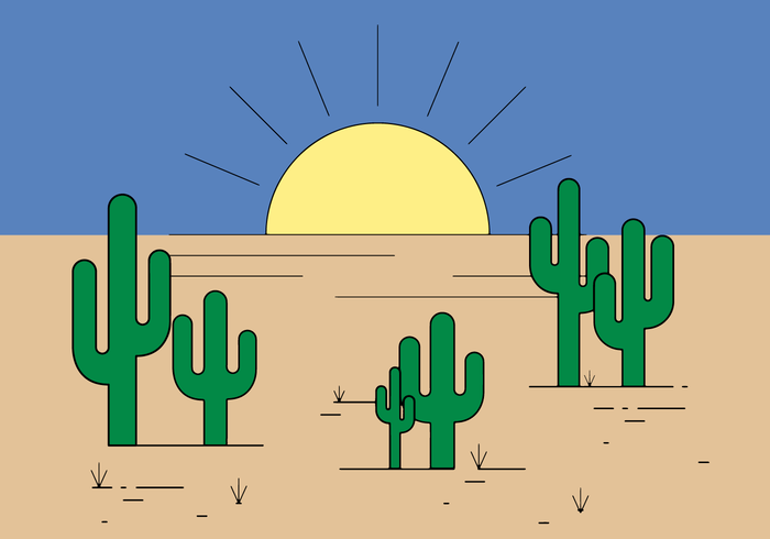 Vecteur de cactus gratuit
