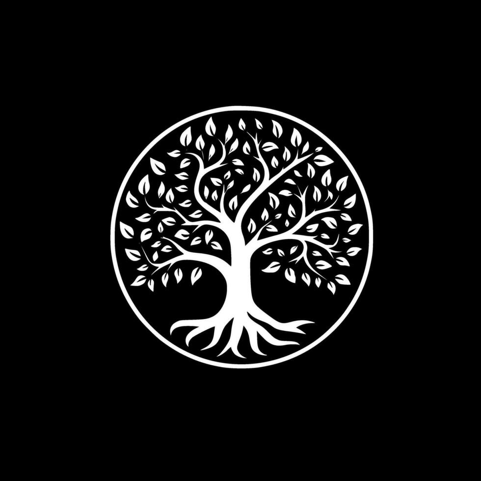 arbre - haute qualité vecteur logo - vecteur illustration idéal pour T-shirt graphique