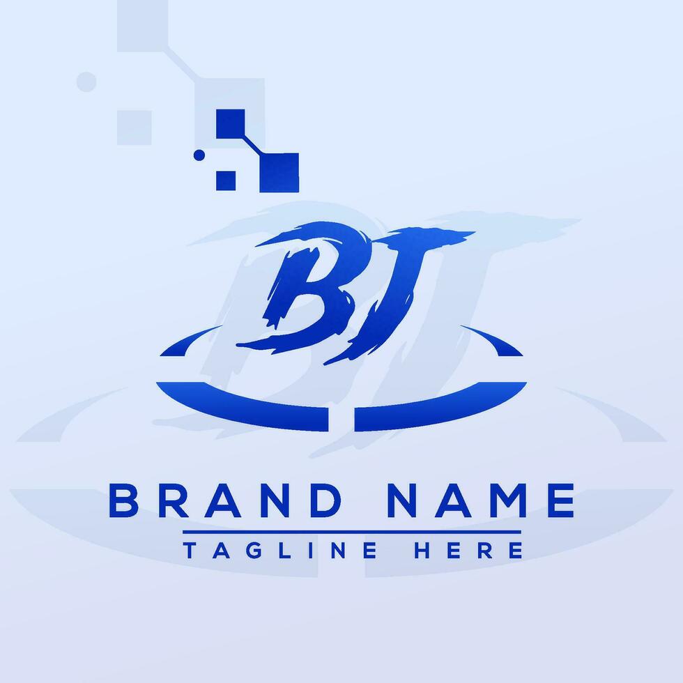 lettre bj professionnel logo pour tout sortes de affaires vecteur
