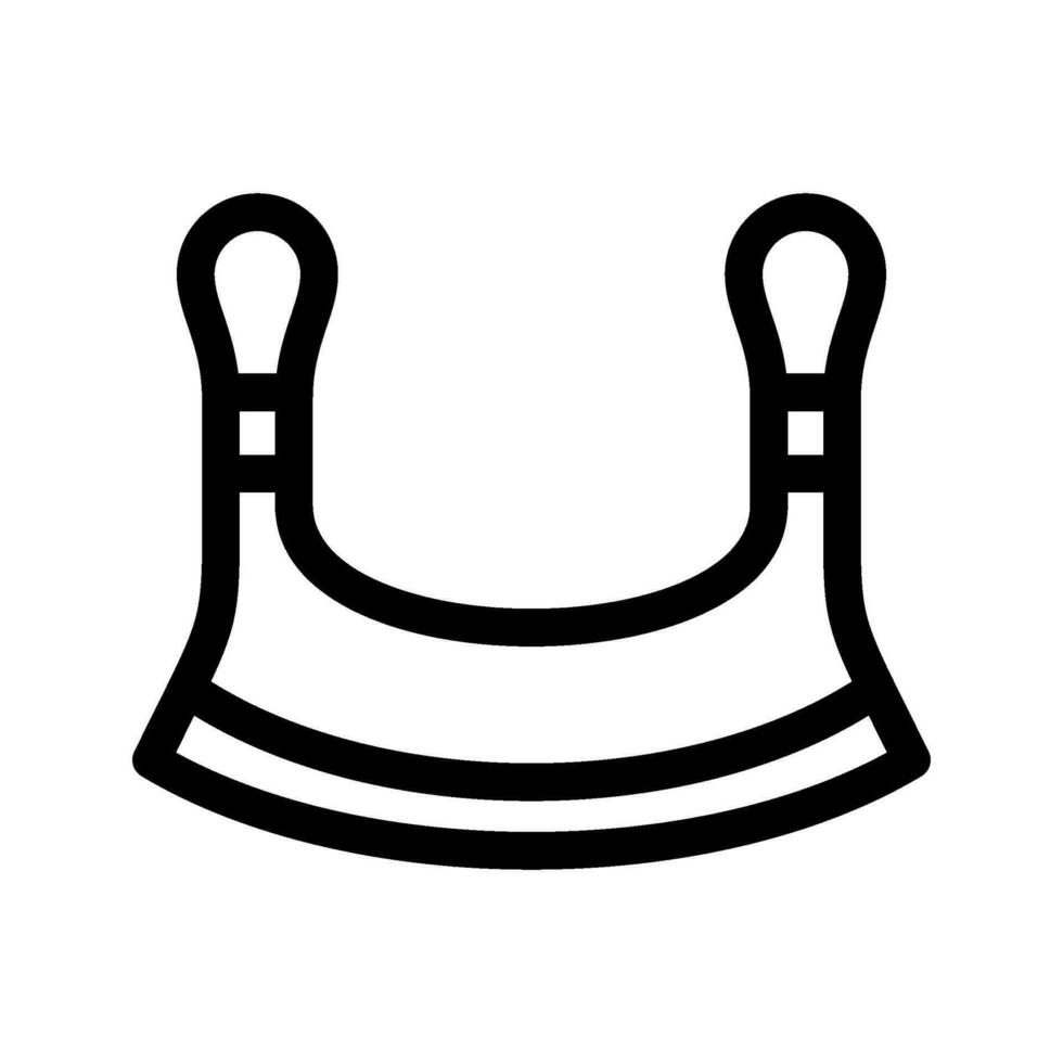 mezzaluna icône vecteur symbole conception illustration