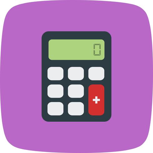 Icône de calculatrice de vecteur