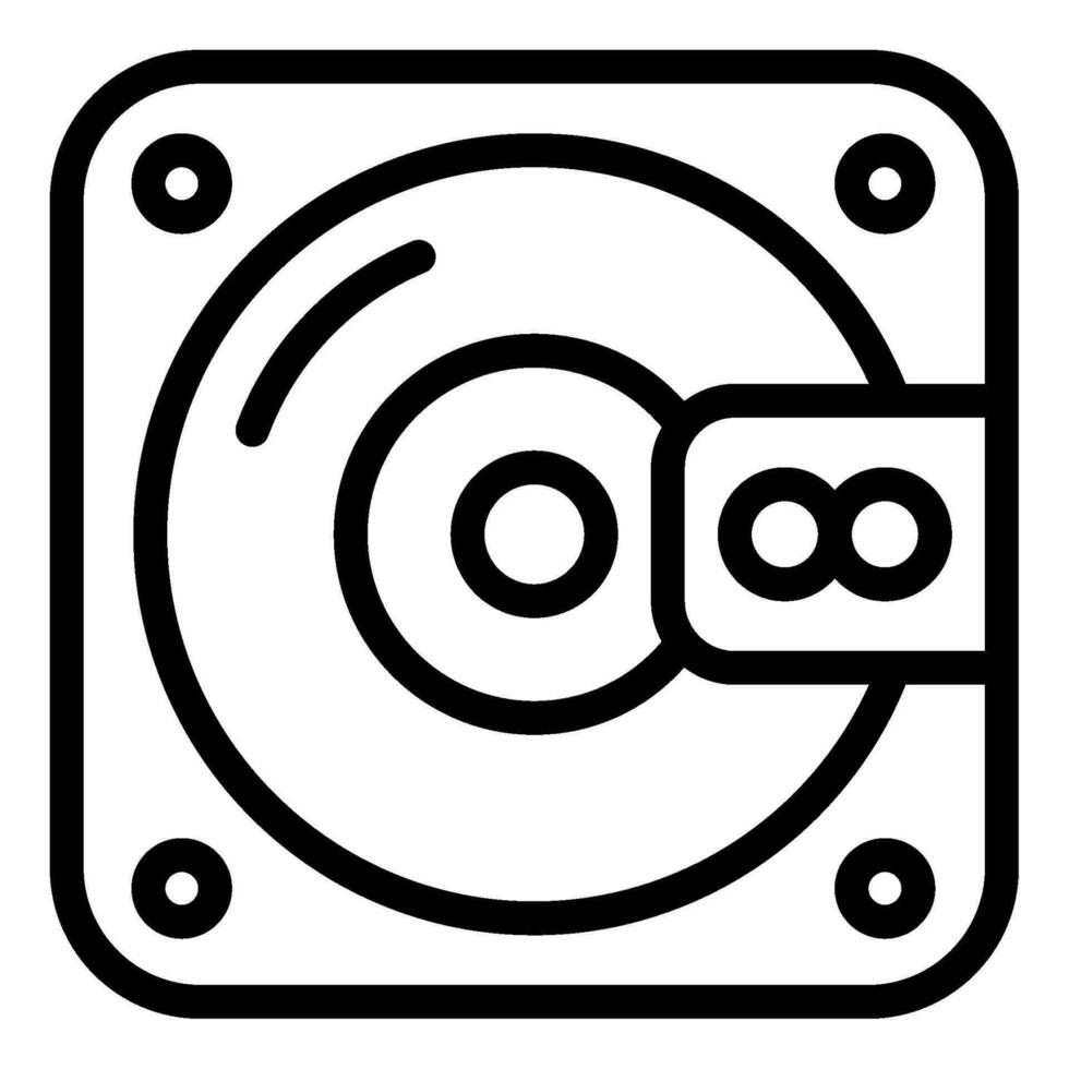 mini disque icône illustration pour la toile application, etc vecteur