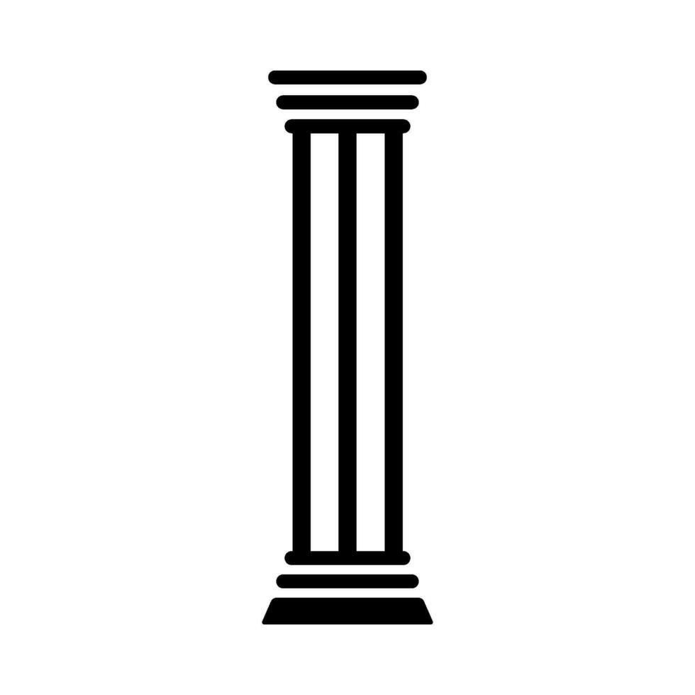 pilier icône vecteur modèle