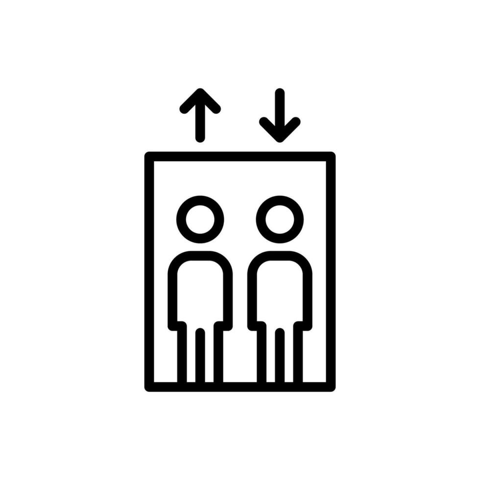 ascenseur icône conception vecteur modèle