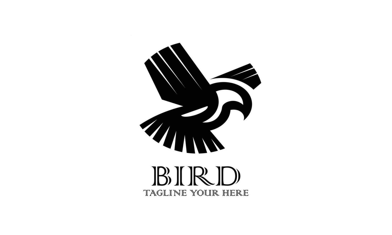 oiseau logo affaires vecteur