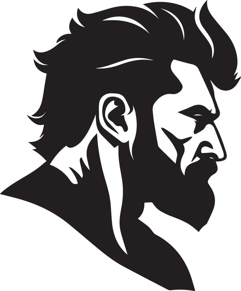 muscle homme vecteur silhouette illustration noir Couleur