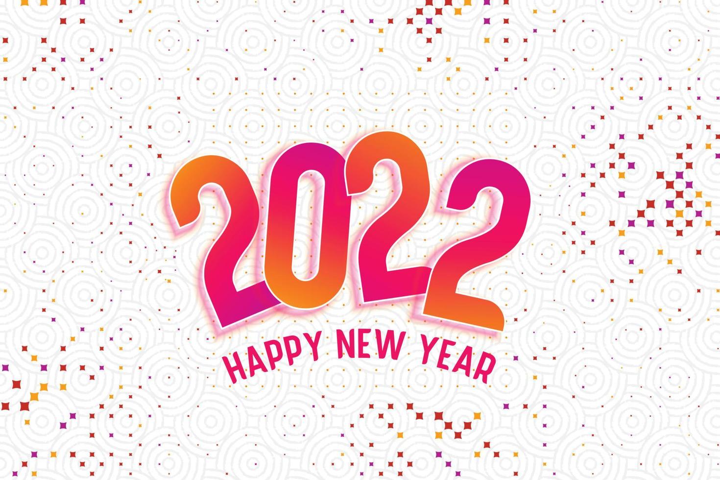 bonne année 2022 design vecteur