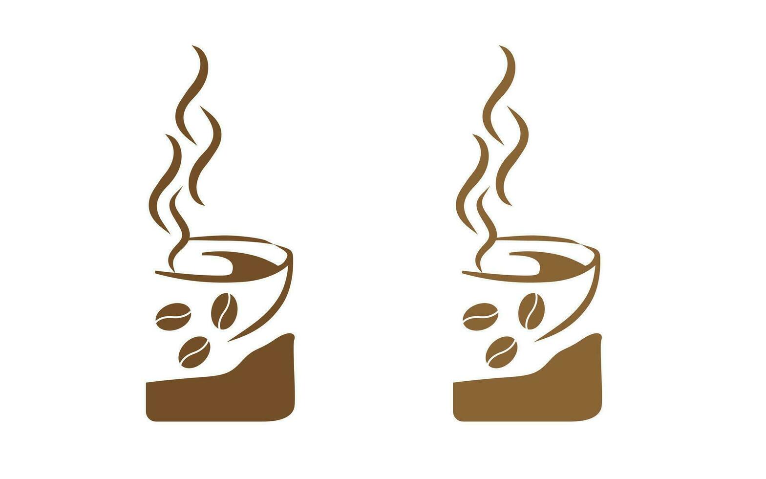 café logo conception gratuit vecteur