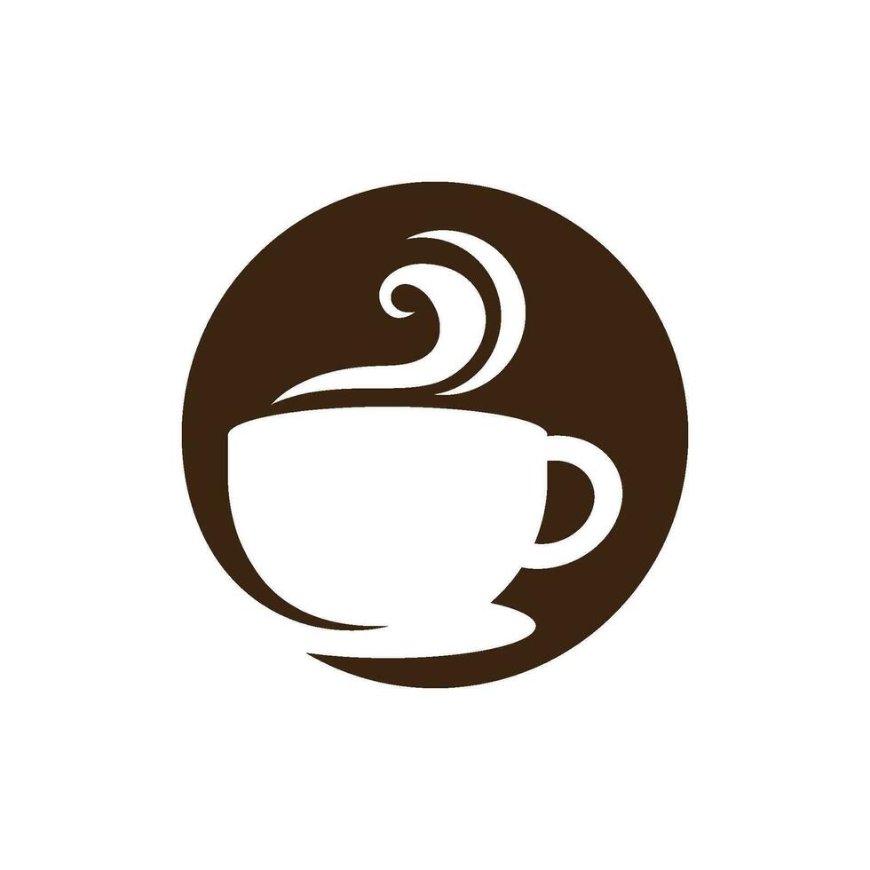 logo de tasse de café vecteur