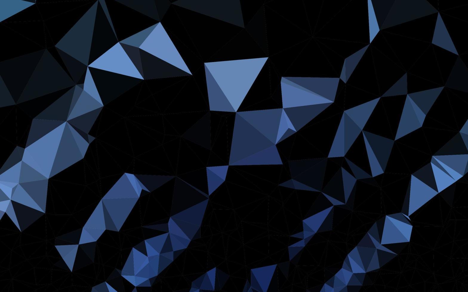 vecteur bleu foncé brillant fond triangulaire.